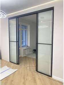 перегородка прозрачное стекло