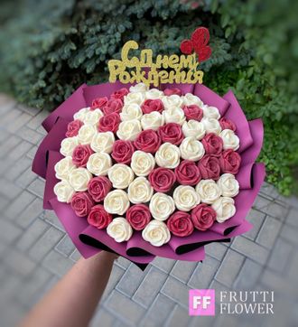 Купить букет из шоколадных роз №1 в Ростове-на-Дону | FRUTTI FLOWER