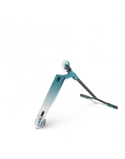 Трюковой самокат VOKUL DYNO бирюзовый/белый снизу