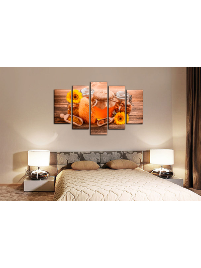 Модульная картина "Домашний мед"