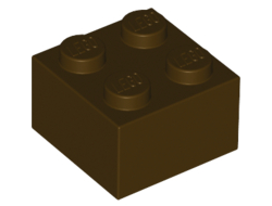 Brick 2 x 2, Dark Brown (3003 / 4623773 / 6014520 / 6092677)