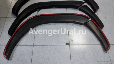 Расширители колесных арок OE-style, TOYOTA HILUX Revo, 2015-н.в.