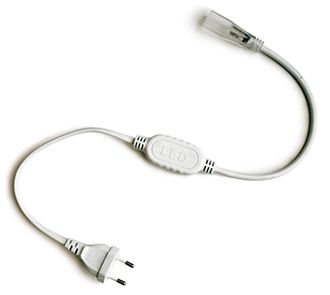 Сетевой шнур для светодиодной ленты 220V IP67 (3528)