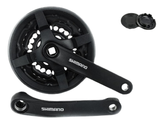 Система Shimano TY301, 150 мм, кв., 42/34/24, с защ., черн., AFCTY301K244CL