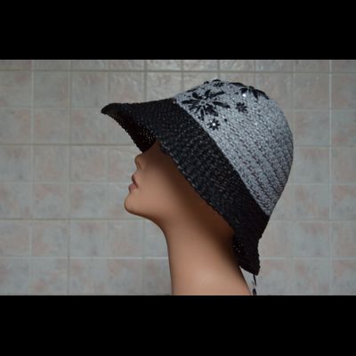 Визио италия черно серая шляпа лето 2017