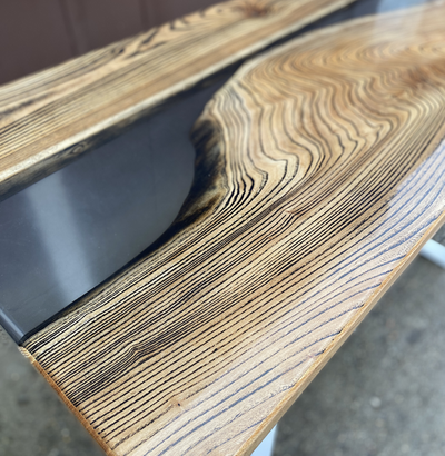 стол-река, карагач, слэб, стол из слэба, стол из спила, стол с рекой, стол из эпоксидной смолы, спил