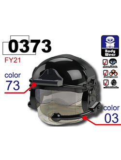 Шлем с рацией и креплением для прибора ночного видения