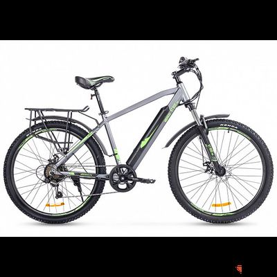 Электровелосипед Eltreco XT 800 Pro (Серо-зеленый)