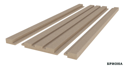 ПАНЕЛЬ СТЕНОВАЯ РЕЕЧНАЯ  МДФ Под покраску 2800X116X15.5