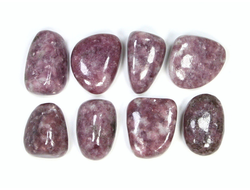 Лепидолит, галтовка в ассортименте, Бразилия (22-25 мм, 7-9 г) №22733