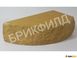 Имитация природного камня Фигурный (3) колонна. Желтый. Кирпичный завод Брик Филд