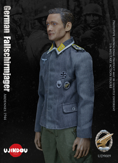 Немецкий парашютист в Арденнах, 1944 г  - КОЛЛЕКЦИОННАЯ ФИГУРКА 1/6 WWII German Fallschirmjager Ardennes 1944 (UD9009) - UJINDOU