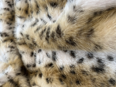 Ткань мех искусственный под рысь PL238