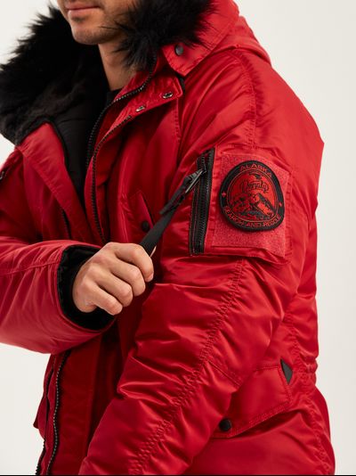 Куртка N3B COMPASS RED/BLACK