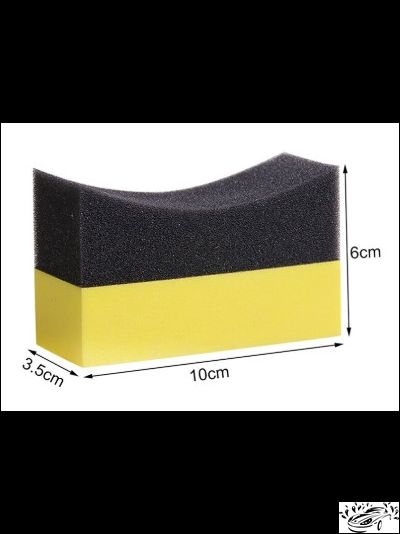 Аппликатор для чернения колес, полукруглый