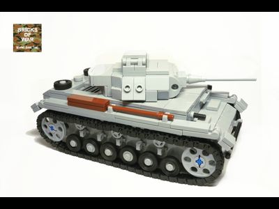 Pz.III немецкий средний танк - Лего танк