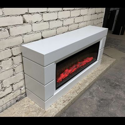 Линейный электрокамин Норман WT с очагом Joker 45