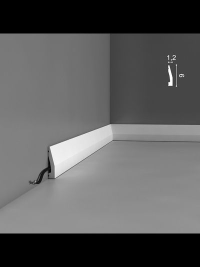 Напольный плинтус из дюрополимера Orac Decor коллекция Axxent SX159