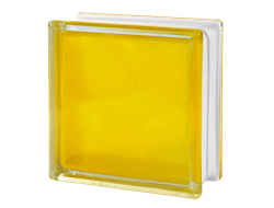 Cтеклоблок Vetroarredo MATTY YELLOW 1919/8 WAVE (Италия)