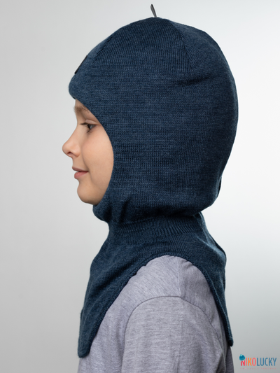 Шапка-шлем "NK"   20101-01, цвет джинс р. 54-56