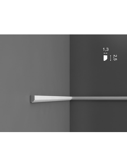 Молдинг P9050 - 2,5*1,3*200см