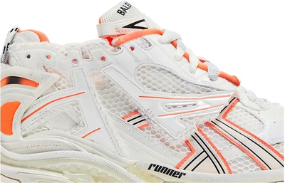 Balenciaga Runner Sneaker Eggshell Neon Orange