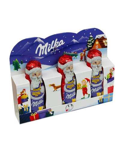 Шоколад Milka Xmas Santa три Санты