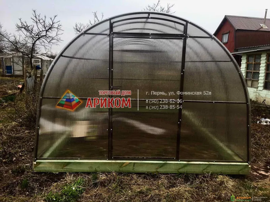 Теплицы и сотовый поликарбонат в Перми от Ариком