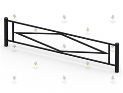 1639 Ограждение металлическое тип-5