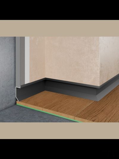 Теневой плинтус Pro Design Slim 723 Черный Муар