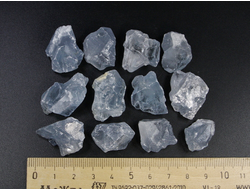 Целестин, кристалл в ассортименте, Мадагаскар (22-28 мм, 8-12 г) №24074