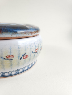 Шкатулка круглая