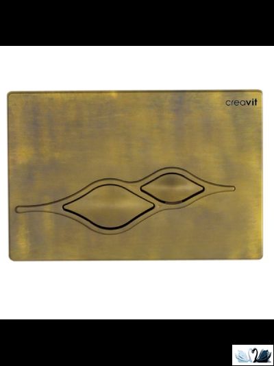 Кнопка смыва CREAVIT UFO GP1007.00 бронза матовый