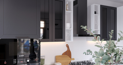 Глетчер Маренго силк модульная кухня