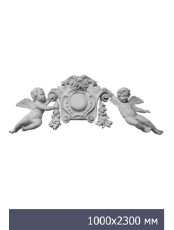 Декоративный элемент медальон MD-001 для фасада дома