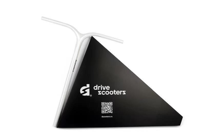 Руль Drive Scooters Carbon белый 65x58