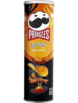Pringles Spicy Stripe 110 гр Китай (20)