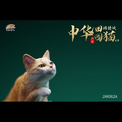 Рыжий кот с мышкой - Коллекционная ФИГУРКА 1/6 scale Felis catus 2.0 (JXK062A) - JXK