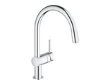 Смеситель для кухни GROHE Minta с выдвижным C-изливом, хром 32918000