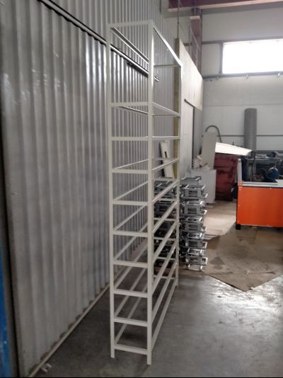 Стеллаж 1300X300X2400ММ из уголка 25х25