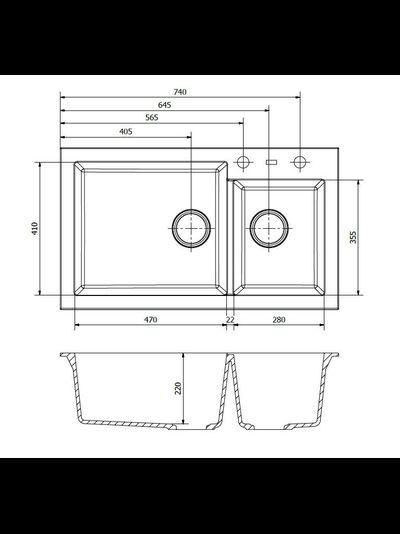 Мойка Reginox AMSTERDAM 25