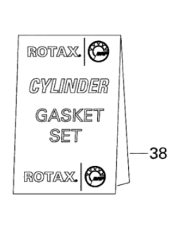 Прокладки цилиндра оригинальные BRP 420889928 для BRP LYNX/Ski-Doo 600 E-TEC