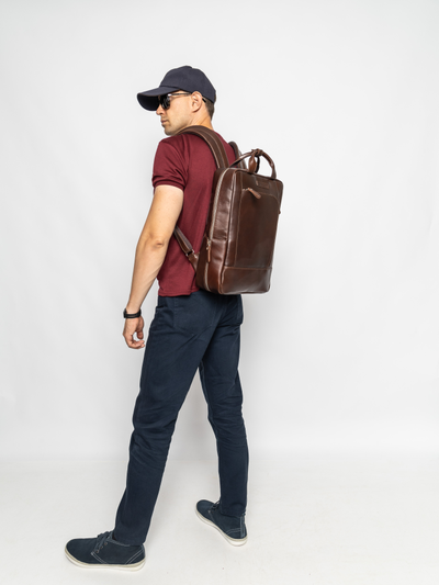 Кожаный рюкзак Viterbo Premium brown (арт. 3111-53)