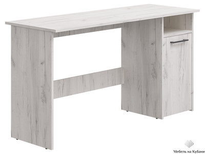 Фронда-7 стол письменный с тумбой Крафт светлый