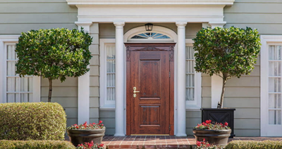 Стальная дверь   Олимп массив дуба. Заказная модель.