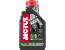 Вилочное и амортизаторное масло Motul 15W FORK OIL EXP M/H 15W  - 1 Л (105931)