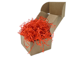 НАПОЛНИТЕЛЬ БУМАЖНЫЙ "КИРПИЧНО-КРАСНЫЙ" (ФАСОВКА 100 ГР.) 2ММ