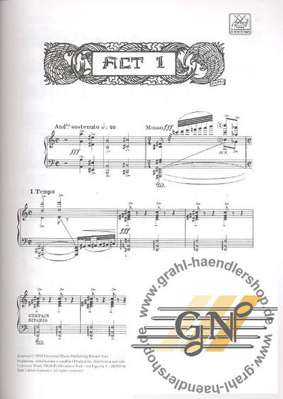 Puccini. Turandot Klavierauszug (it/en) broschiert