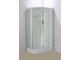 Душевая кабина Водный Мир ВМ-667 L/R, Низкий поддон, задние стекла белые, передние стекла матовые, 120x80x215 см.