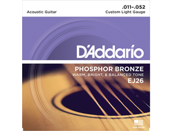 D'Addario EJ26 PHOSPHOR BRONZE